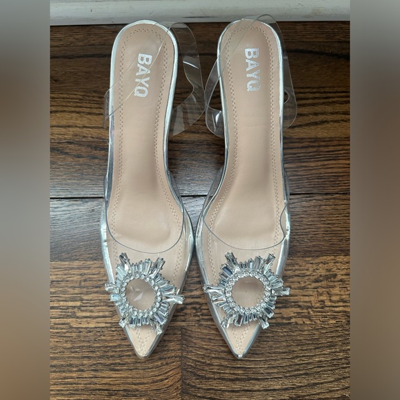 BAYQ, Clear Heels with Sparkle - Picture 8 of 8